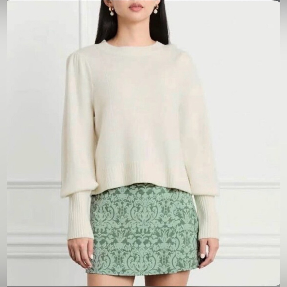 Hill House Cropped Sylvie Sweater, size XXL, 100% merino wool - Picture 2 of 10